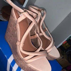 H&M Light Pink Wedges